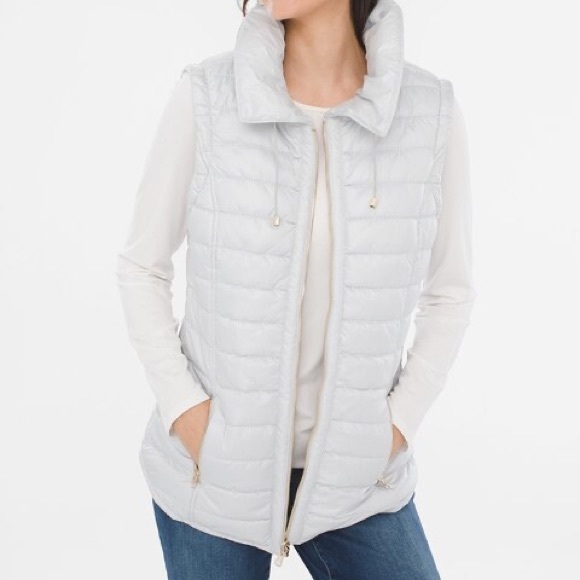 Chico’s Zenergy Convertible Puffer Jacket Paisley Print Reversible Multi Wear - Picture 5 of 14